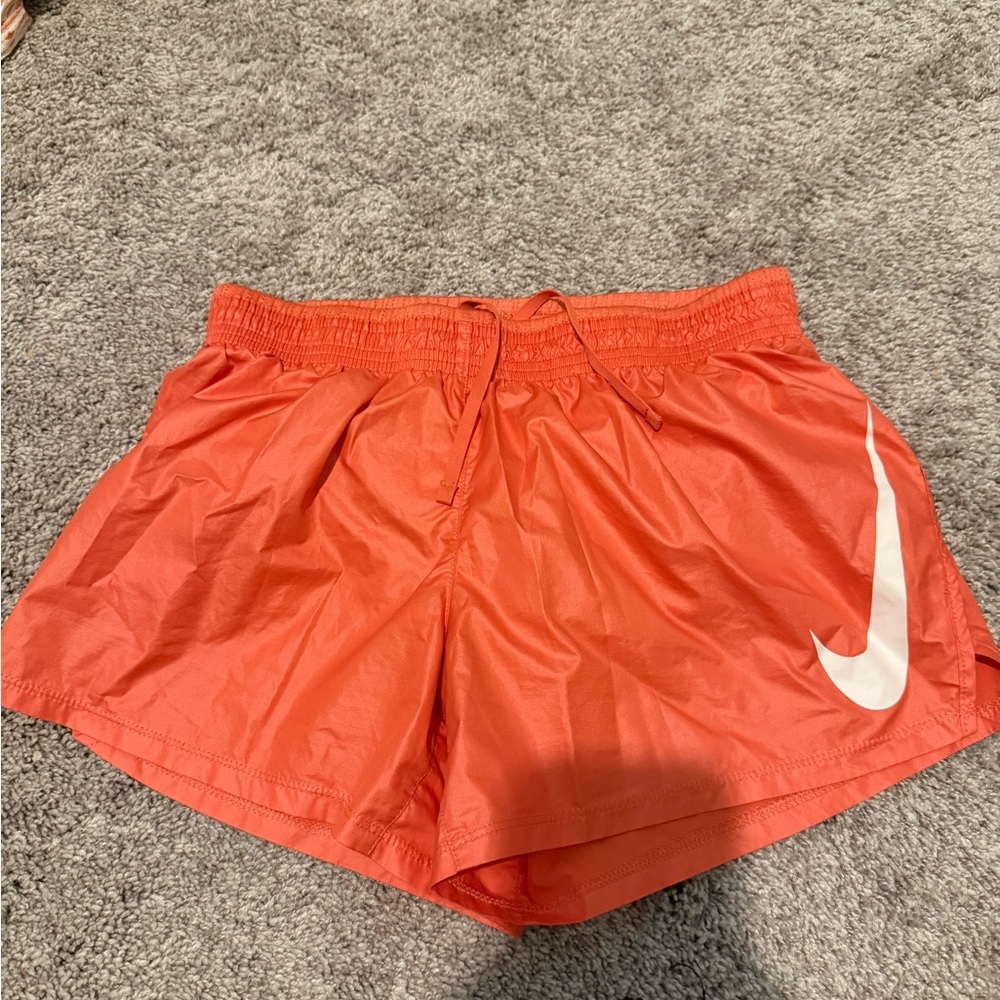 Nike Women's Orange Athletic Shorts
